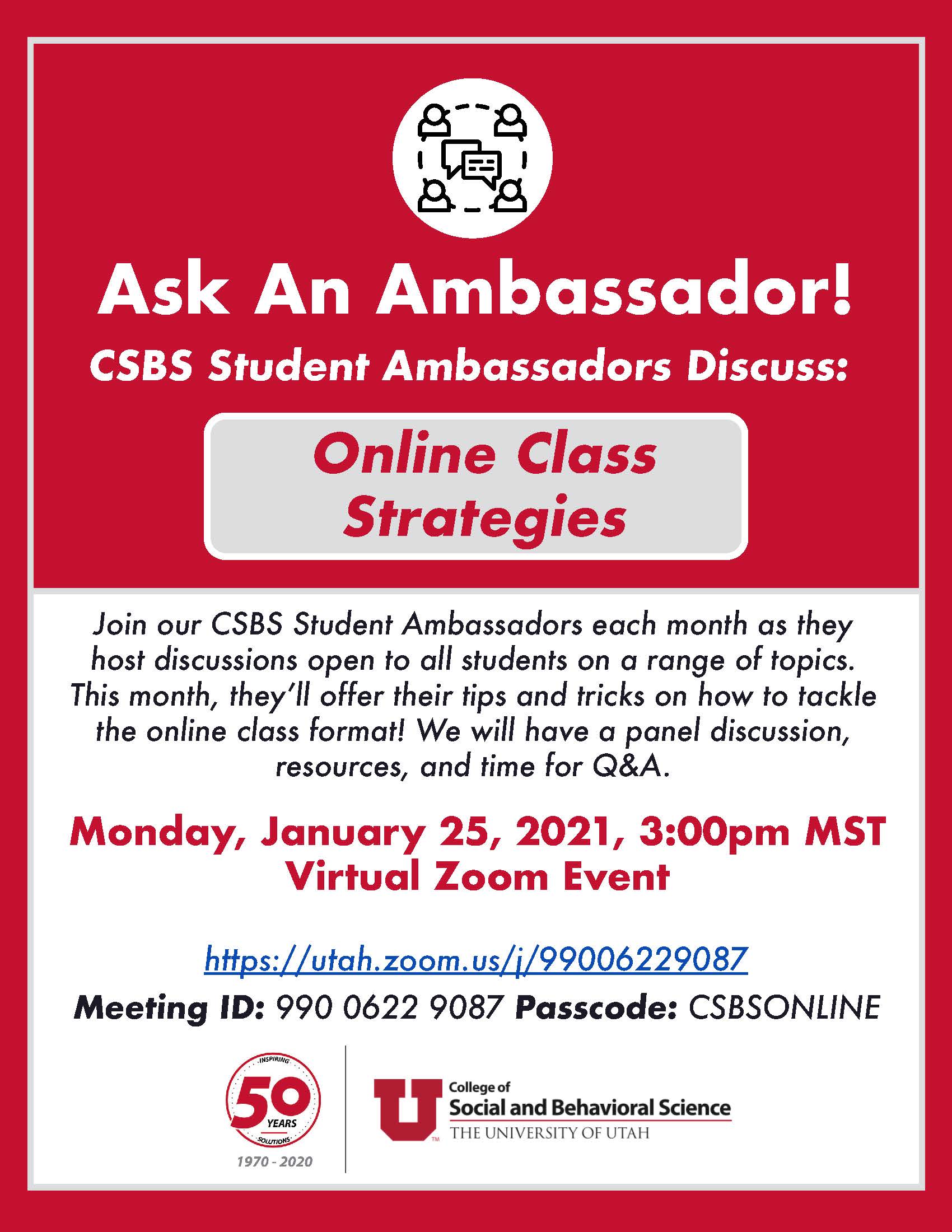 ask an ambassador event jan 25